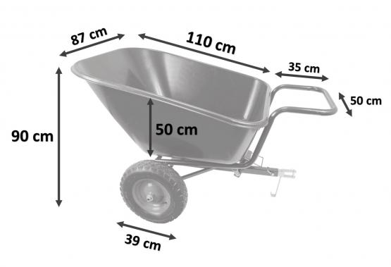 Wózek przyczepka do traktora 400kg