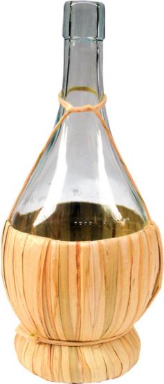Butla FIASCO w koszu idealny do przygotowania domowych alkoholi. Naczynie wykonane z grubego i mocnego szkła. Kosz spełnia funkcję nie tylko estetyczną, ale także zabezpiecza naczynie przed uszkodzeniem.