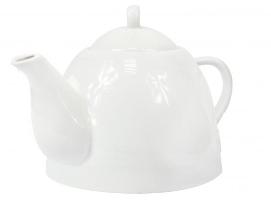 Elegancki czajniczek porcelanowy o pojemności 800 ml. Idealnie nadaje się do serwowania herbaty. Wykonany z wysokiej jakości porcelany. Doskonały pomysł na prezent.