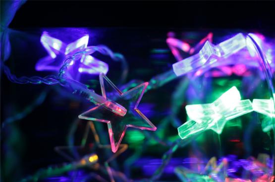 LAMPKI LED 10L NA BATERIE 1M Z OZDOBAMI