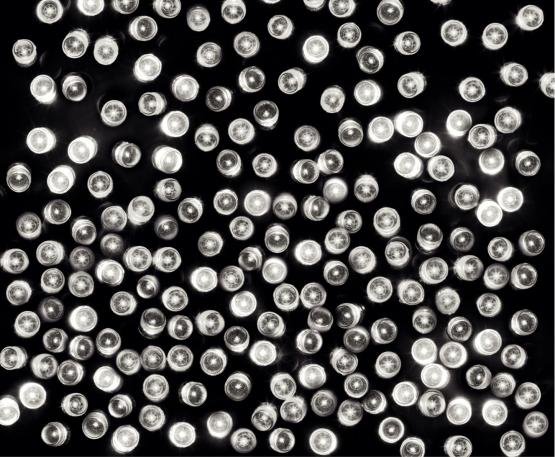 LAMPKI LED 100 L BIAŁY Z DODATKOWYM GNIAZDEM 