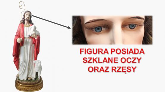 Jezus Dobry Pasterz 99cm Szklane oczy