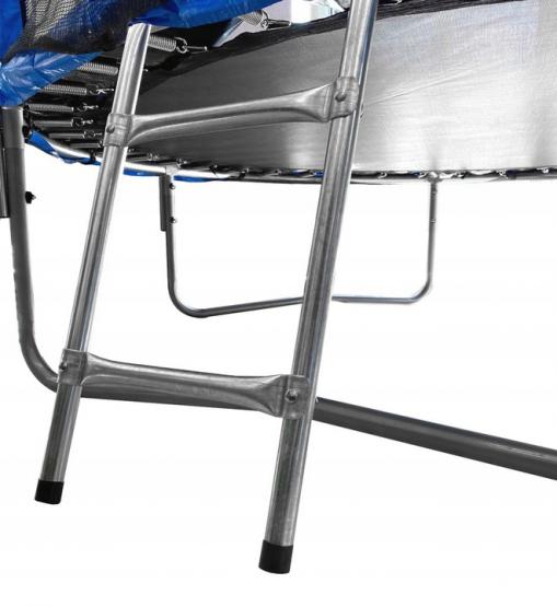 TRAMPOLINA 14ft Z DRABINKĄ I SIATKĄ ZABEZPIECZAJĄCĄ 