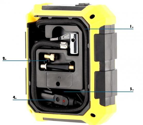 KOMPRESOR SAMOCHODOWY 12V 100W