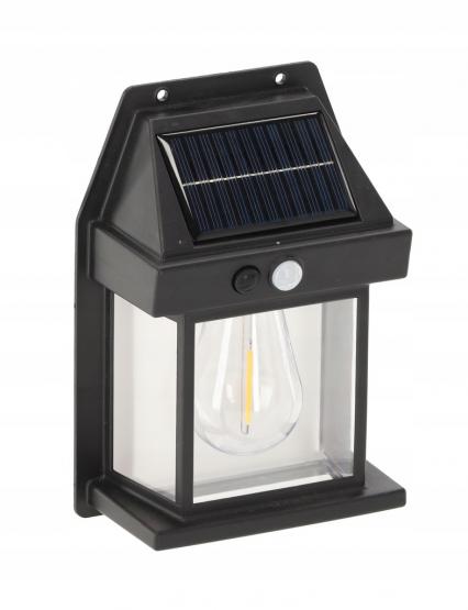 LAMPA SOLARNA LED Z CZUJNIKIEM RUCHU 12 x 17 x 5,8 CM