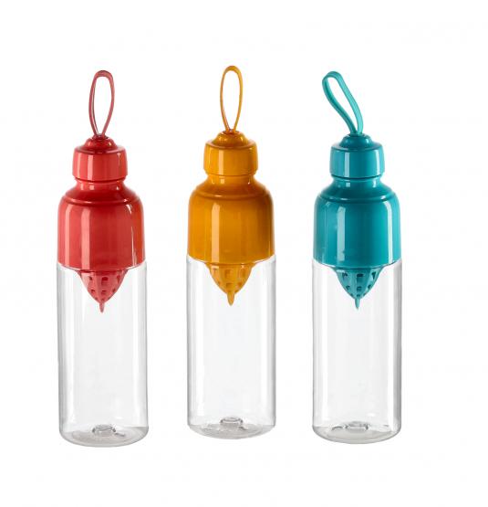BUTELKA PLASTIKOWA 600 ML Z WYCISKACZEM