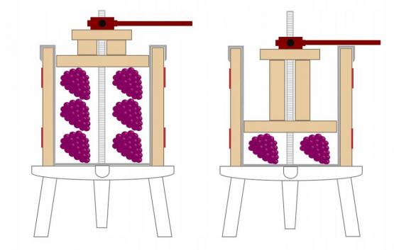 Wyciskarka do owoców 18 L 56,2 x 37,3 x 69,4 cm