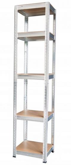 Regał 5-Poziomowy 180 x 40 x 40 cm Udźwig półki: 175 KG 
