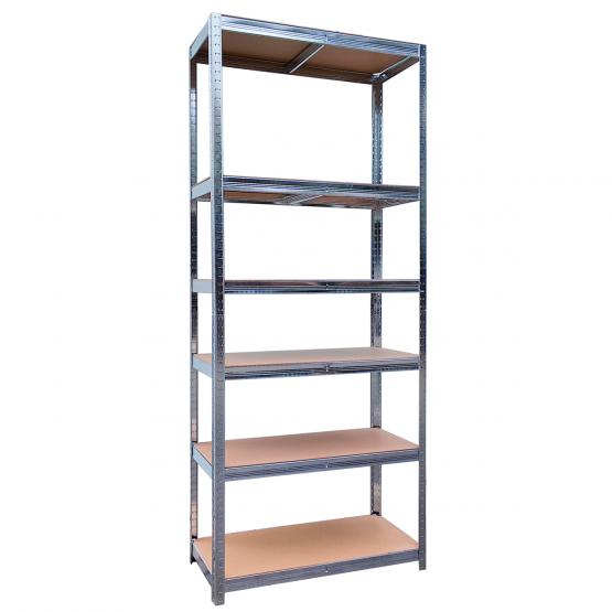 Regał 6-poziomowy 180 x 90 x 40 cm  Udźwig Półki:  175 KG