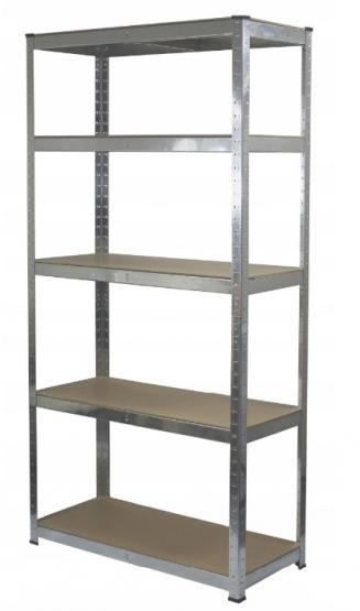 Regał 5-Poziomowy 220 x 90 x 40 cm Udźwig półki: 175 KG 
