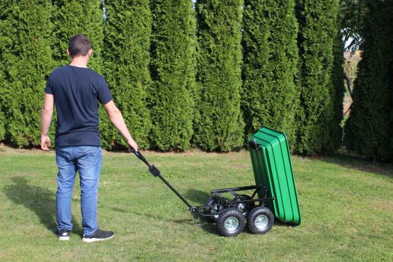 Wózek Ogrodowy Dwufunkcyjny Zielony