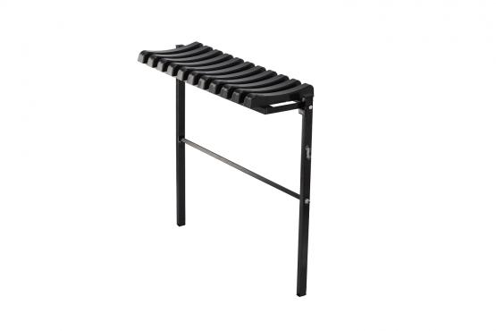 ŁAWKA SKŁADANA DŁ 68 CM CZARNA