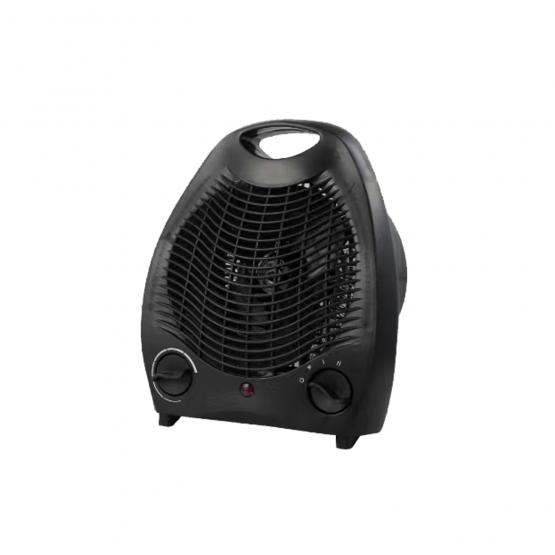 TERMOWENTYLATOR ELEKTRYCZNY / FARELKA Z BEZPIECZNYM WYŁĄCZNIKIEM CZARNA 2000 W