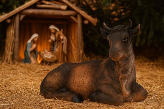 FIGURA KROWA 15 x 30 x 20 CM (60,96 CM)