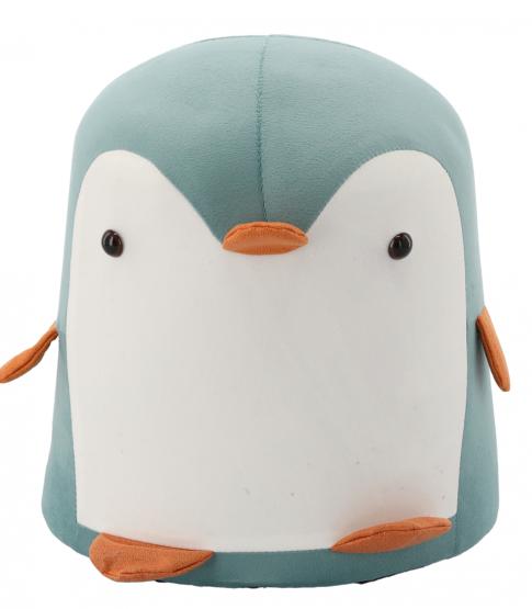 PUFKA PINGWINEK NIEBIESKA 28 x 34 CM