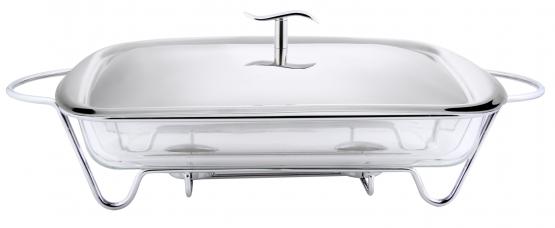 NACZYNIE SZKLANE 3.6 L Z POKRYWKĄ NIERDZEWNĄ Z PODGRZEWACZEM