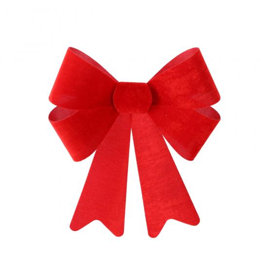 KOKARDA BOŻONARODZENIOWA CZERWONA 36 x 51 CM