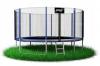 TRAMPOLINA 14ft Z DRABINKĄ I SIATKĄ ZABEZPIECZAJĄCĄ 