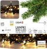 LAMPKI LED 500L CIEPŁY BIAŁY + ZIMNY FLASH, DŁ. 3 + 25 M WEWN/ZEWN