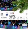 LAMPKI LED 200L MULTIKOLOR + ZIMNY FLASH, DŁ. 3 + 10 M WEWN/ZEWN 