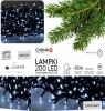 LAMPKI LED 200L ZIMNY BIAŁY DŁ. 3 + 10 M WEWN/ZEWN 