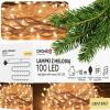 LAMPKI LED Z MELODIĄ USB 100L CIEPŁY BIAŁY, DŁ. 0,3 + 10 M