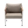 ZESTAW MEBLI OGRODOWYCH ALUMINIOWYCH BELGRAD SOFA FOTELE STOLIK