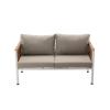 ZESTAW MEBLI OGRODOWYCH ALUMINIOWYCH BELGRAD SOFA FOTELE STOLIK