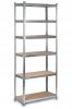 Regał 6-Poziomowy 220 x 90 x 40 cm Udźwig półki: 175 KG