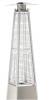 Parasol Gazowy Kwadratowy ze Stali Nierdzewnej 227 cm