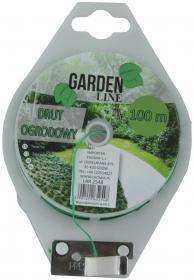 Drut ogrodowy używany do mocowania roślin oraz podwiązywania ich. Wyposażony w obcinacz, który ułatwi cięcie.