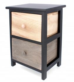 KOMODA Z 2 SZUFLADAMI OLD FASHION 30 x 23 x 42 cm 