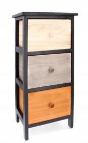 KOMODA Z 3 SZUFLADAMI OLD FASHION 30 x 23 x 42 cm 