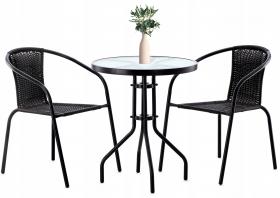 Zestaw mebli ogrodowych  stolik + 2 krzesła