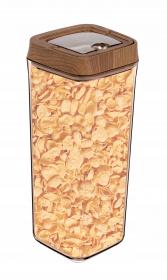POJEMNIK KWADRATOWY 1700ML DREWNO 