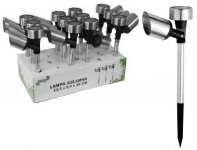 LAMPA SOLARNA ZE STALI NIERDZEWNEJ
