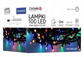 LAMPKI LED 100L MULTIKOLOR DŁ. 3 + 5 M WEWN/ZEWN