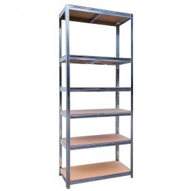 Regał 6Poziomowy 200 x 90 x 40 cm Udźwig Półki: 175 KG 