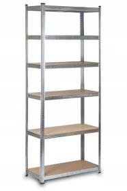 Regał 6Poziomowy 220 x 90 x 40 cm Udźwig półki: 175 KG