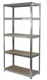 Regał 5Poziomowy 220 x 90 x 40 cm Udźwig półki: 175 KG 