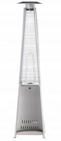 Parasol Gazowy Kwadratowy ze Stali Nierdzewnej 227 cm