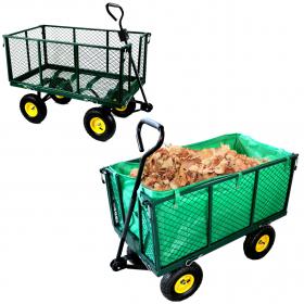 Wózek Ogrodowy Dwufunkcyjny XL Zielony Garden Line