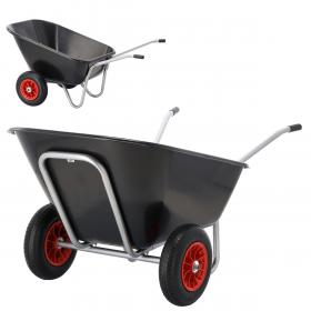 Taczka Ogrodowa Pojemność 280 L Czarna Garden Line 