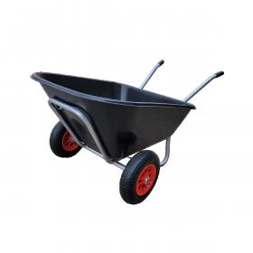 Taczka Ogrodowa Pojemność 280 L Czarna Garden Line 