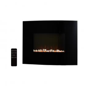 KOMINEK ŚCIENNY / STOJĄCY Z EFEKTEM PŁOMIENIA  61 x 13,5 x 48 CM  1000/2000W