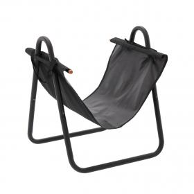 METALOWY STOJAK NA DREWNO Z PRZENOŚNĄ TORBĄ 40X45X50CM