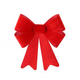 KOKARDA BOŻONARODZENIOWA CZERWONA 36 x 51 CM